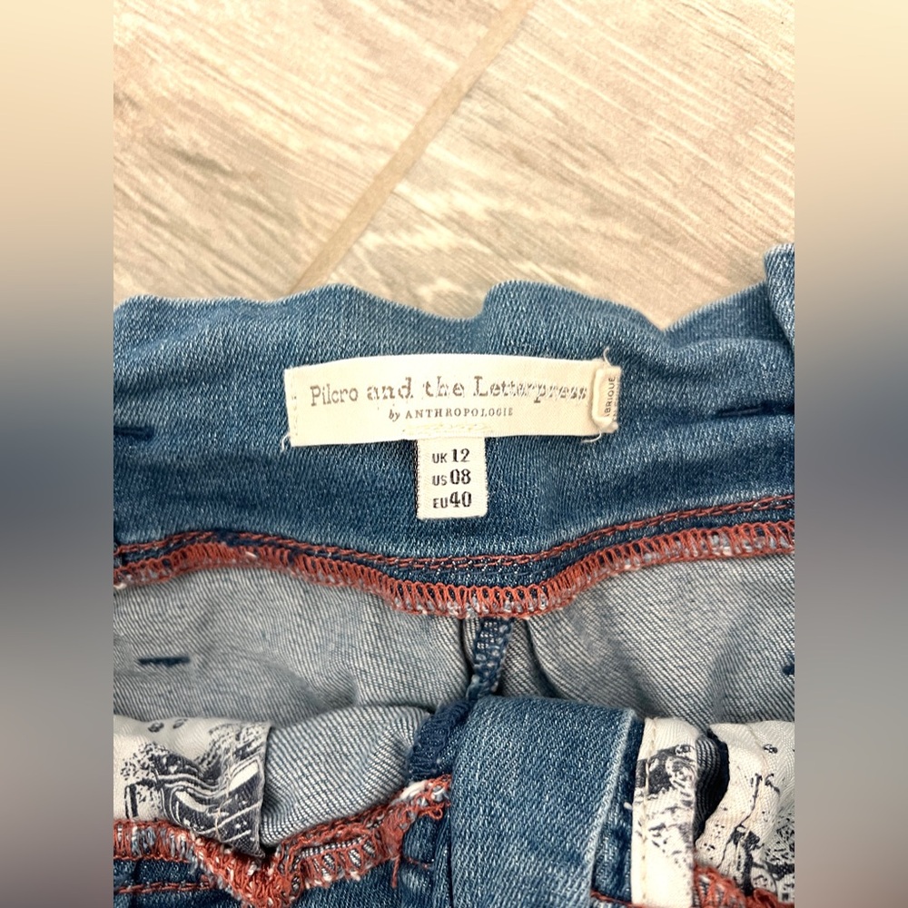 Pilcro and The Letterpress Anthropologie Wide-Leg High-Waisted Pants - Picture 5 of 8